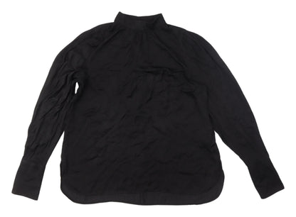 H&M Women's Black Long Sleeve Blouse Size 12