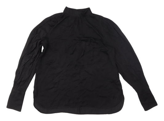 H&M Women's Black Long Sleeve Blouse Size 12