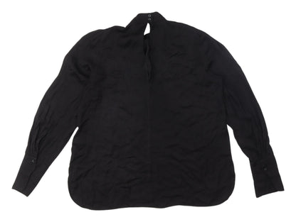 H&M Women's Black Long Sleeve Blouse Size 12