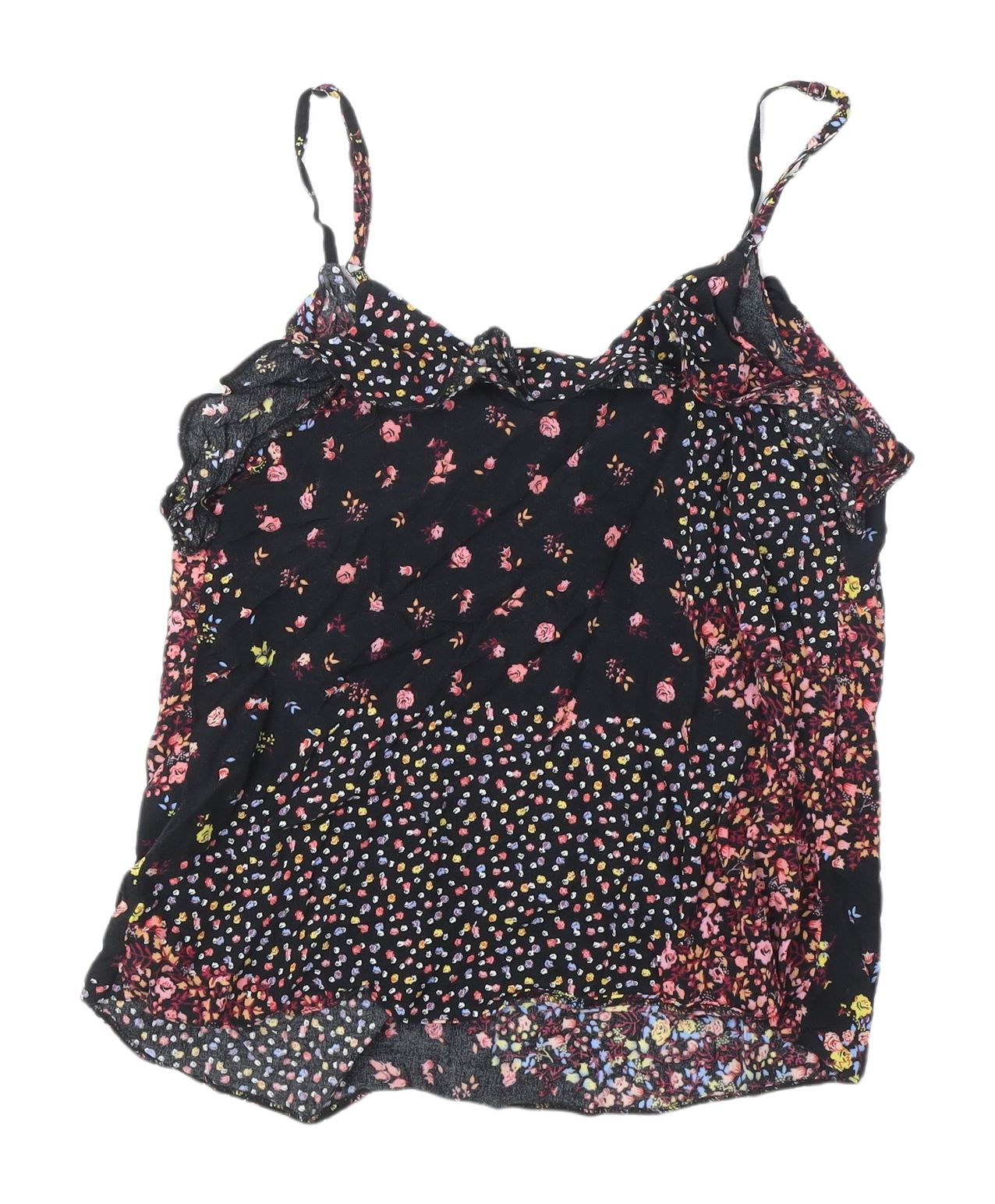 Next Women's Multicoloured Floral Camisole Tank Top Size 8