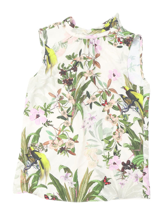 H&M Women's XS Multicoloured Floral Blouse
