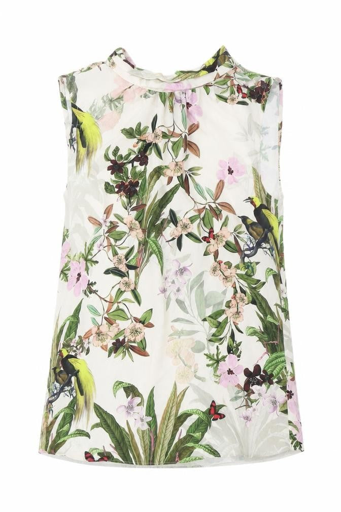 H&M Women's XS Multicoloured Floral Blouse