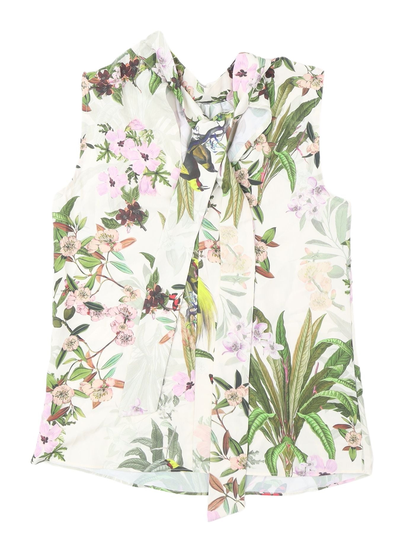 H&M Women's XS Multicoloured Floral Blouse