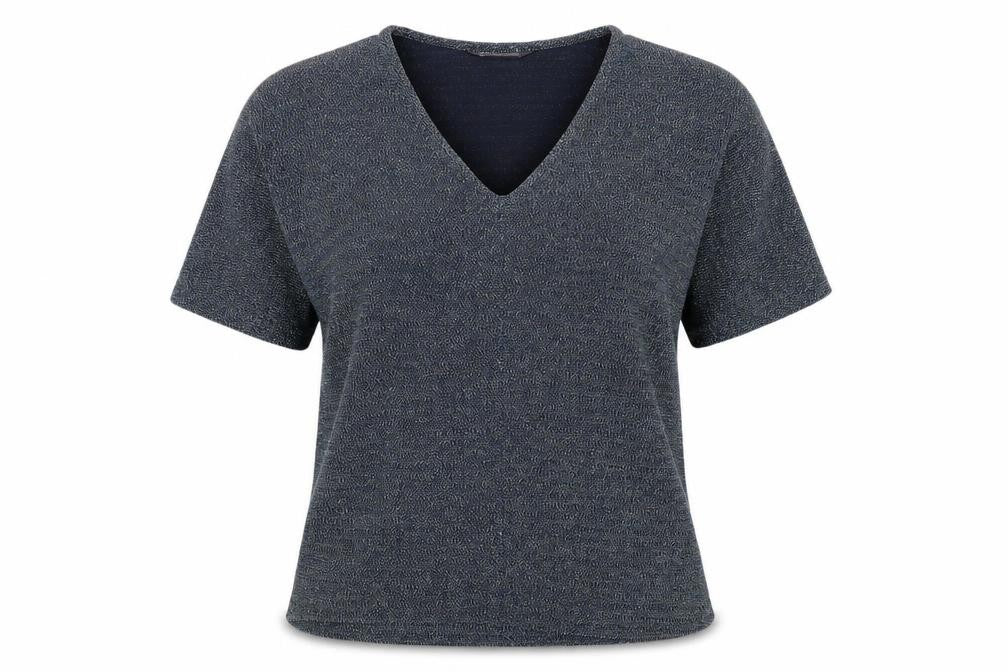 Marks & Spencer Women's Multicoloured V-Neck T-Shirt M