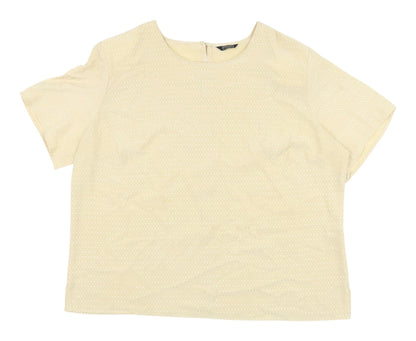 Debenhams Beige Women's Size 18 Blouse