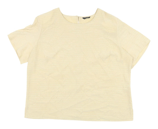 Debenhams Beige Women's Size 18 Blouse