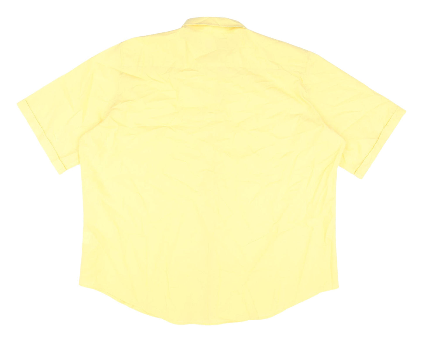 James Meade Women's Yellow Plus Size Button-Up Shirt