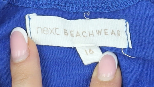 Next Women's Blue Cover Up, Size 16, Adjustable Straps