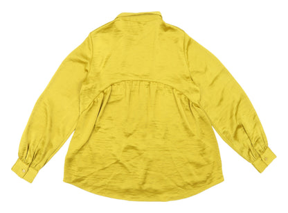 Per Una Yellow Button-Up Blouse, Women’s Size 8, Casual