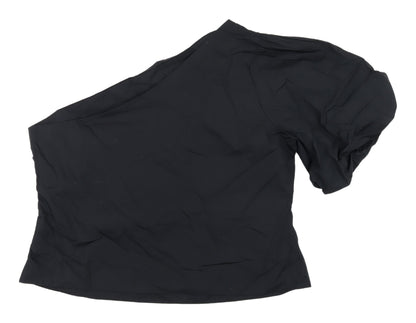 Marks & Spencer Women's Black One Shoulder Top Size 22