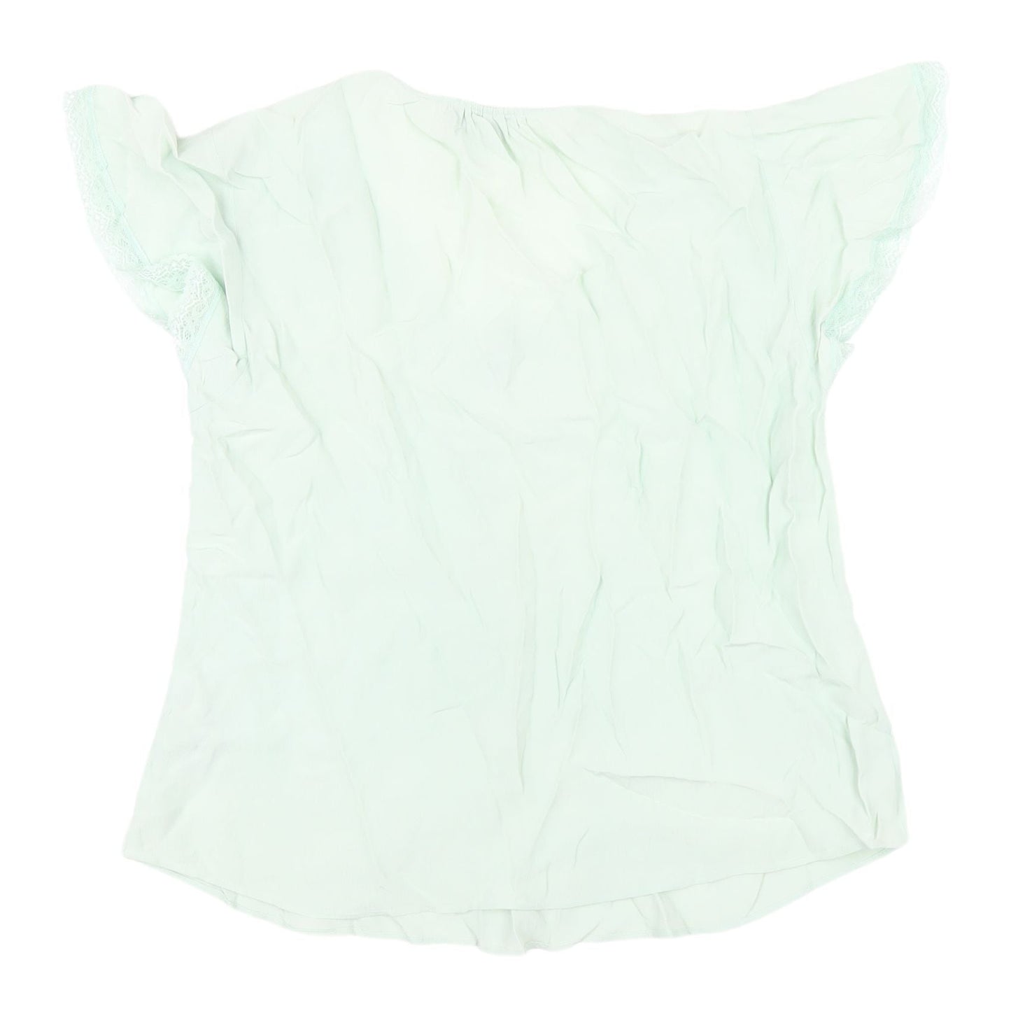 Marks and Spencer Women's Green Blouse, Size 8