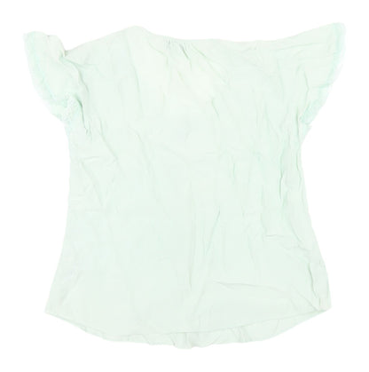 Marks & Spencer Women's Green Blouse, Size 8