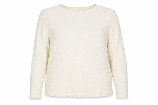 Marks & Spencer Ivory Women's Top, Long Sleeve, Size 20