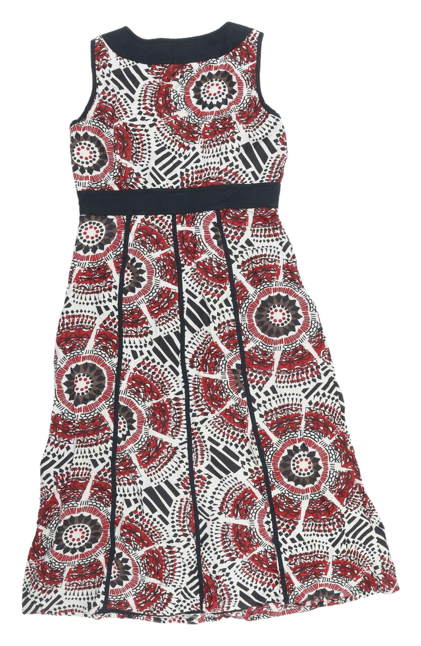Amara Women's Multicoloured Geometric Dress - UK 14