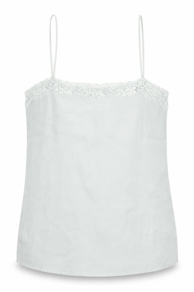 MSCH Copenhagen Womens White Camisole Top Small