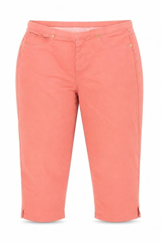Jeans Women's Pink Capri Jeans Size 14 Stretch Denim