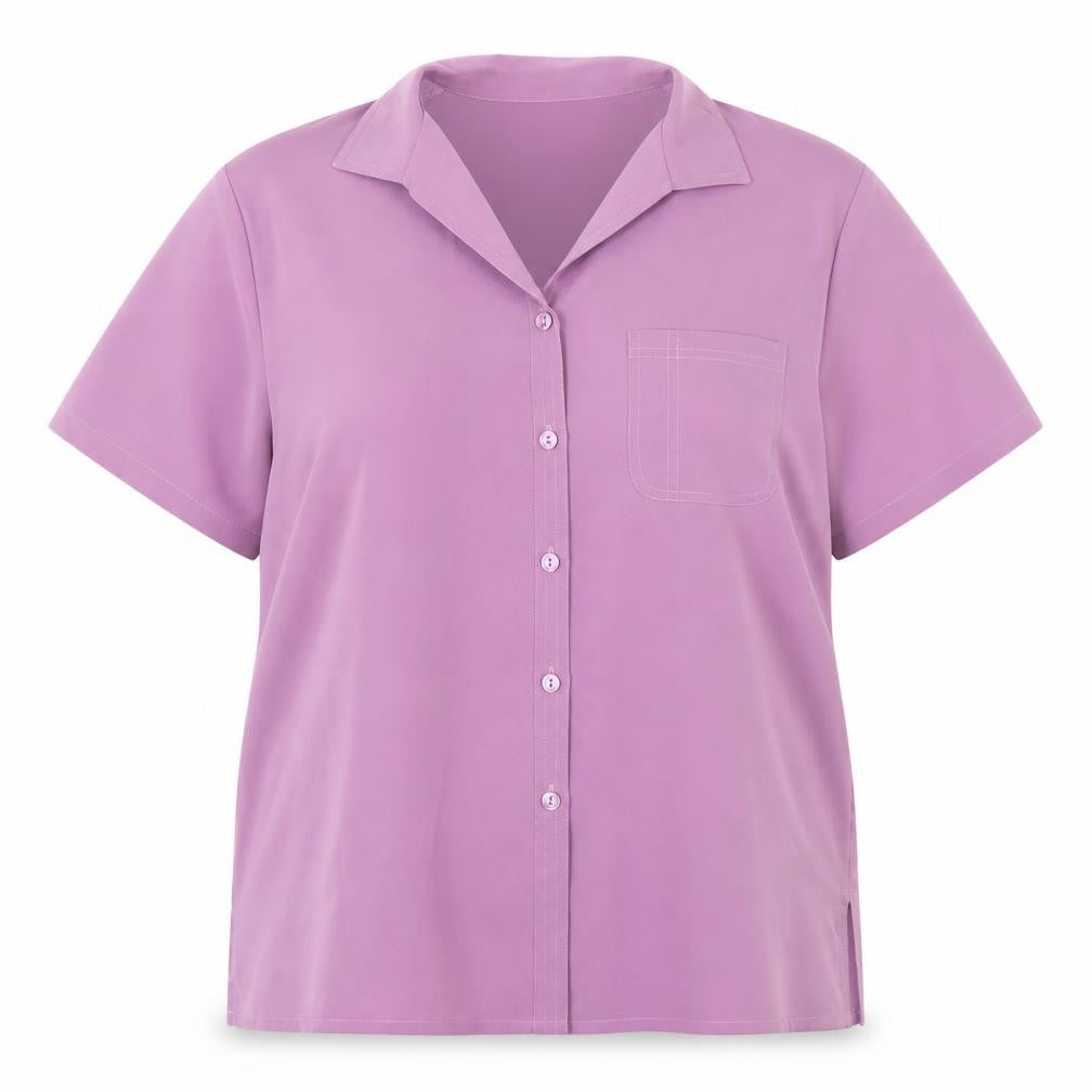 Holmeswood Women's Purple Button-Up Shirt - Size 18