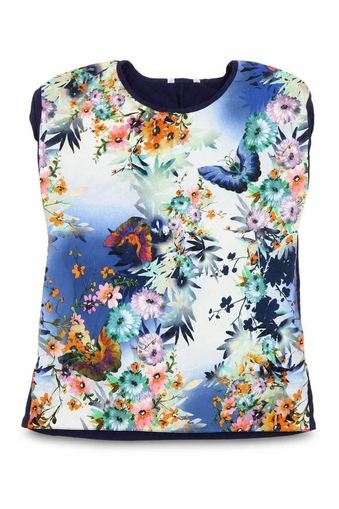 Red Herring Women's Multicolour Floral Blouse Size 8