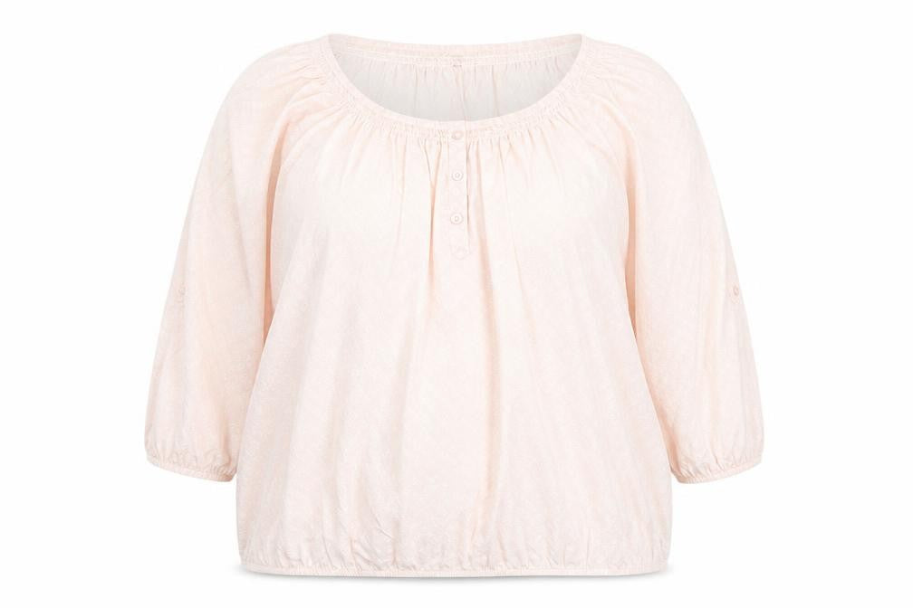 Tchibo Women's Pink Cotton Blouse Size 20