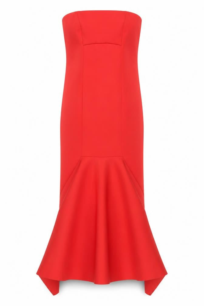 River Island Women's Red Mermaid Dress, Size 10