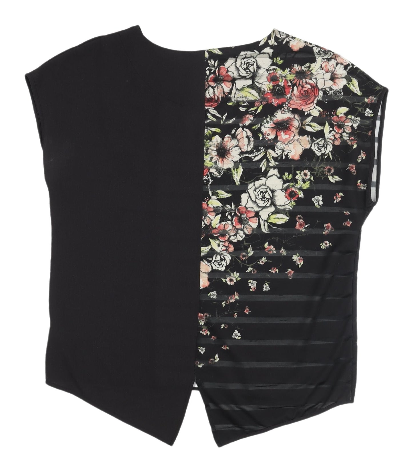 Next Women's Floral Black Blouse, Size 10