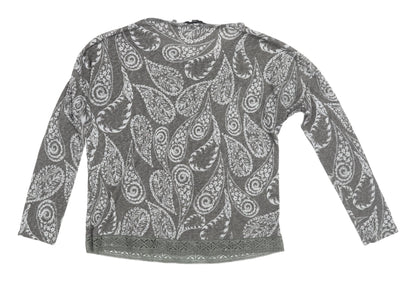 Next Women's Grey Paisley Pullover Jumper Size 8