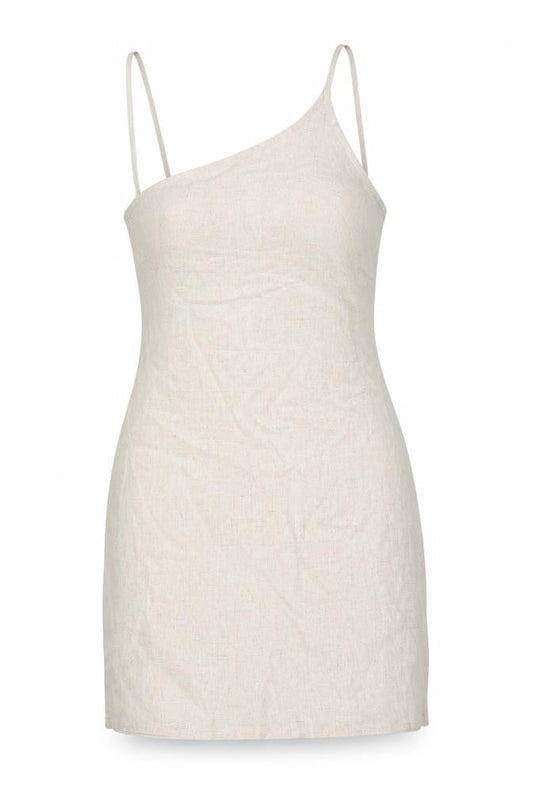 PRETTYLITTLETHING White Slip Dress - Size 6