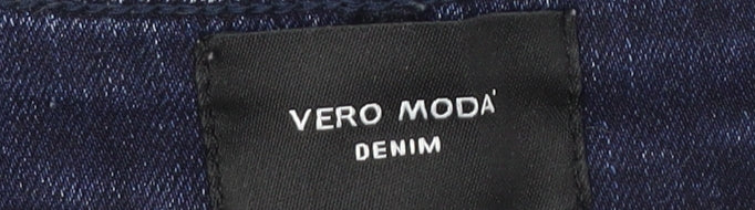 Vero Moda Women's Blue Skinny Jeans, Size UK 4, Stretch Denim
