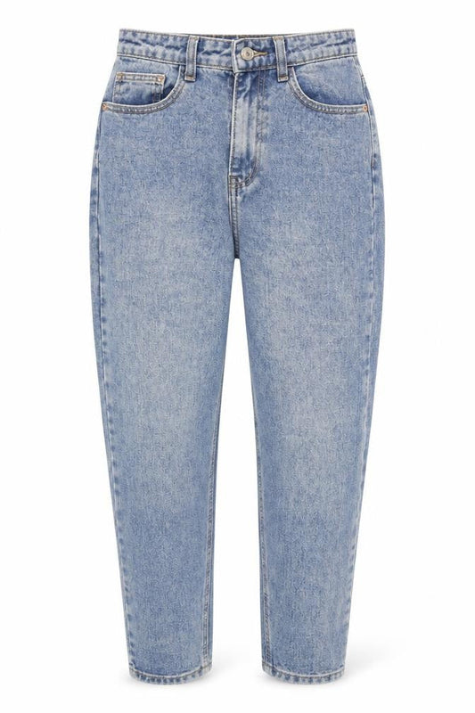 PrettyLittleThing Women's Blue Mom Jeans, Size 6