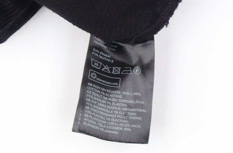 Divided Women's Black Corduroy Pinafore Dress