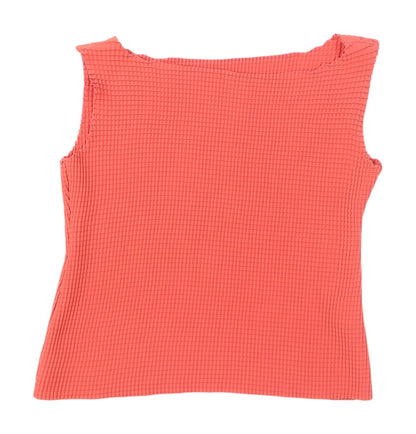 Preloved Definitions Women's Red Sleeveless Tank Top Size 12/14 - Front