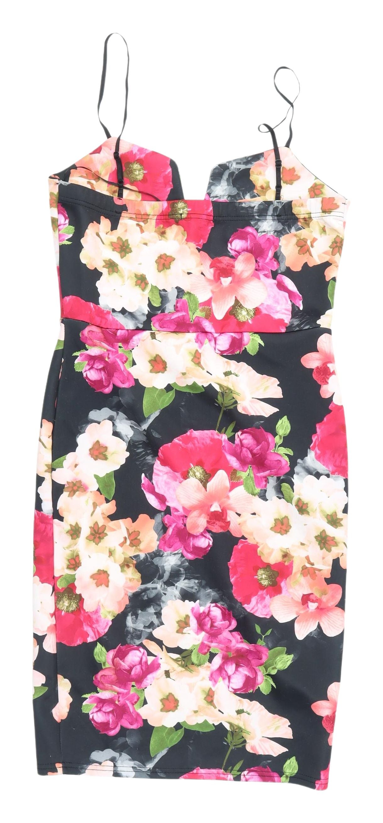 Missi London Floral Bodycon Dress UK 12