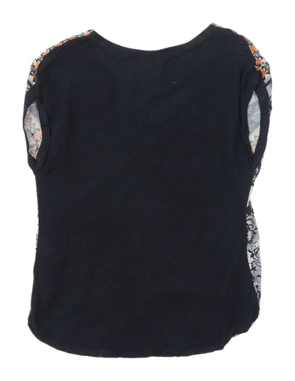 Warehouse Women's Multicoloured Floral V-Neck Blouse