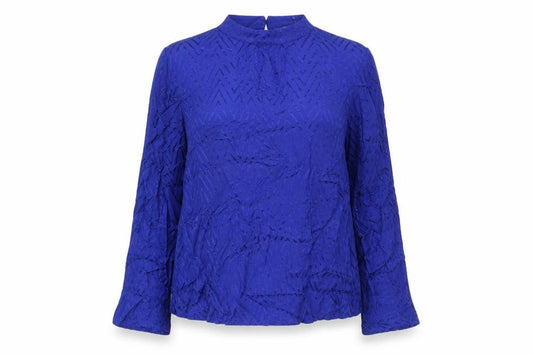 Marks and Spencer Women's Blue Viscose Blouse UK 16