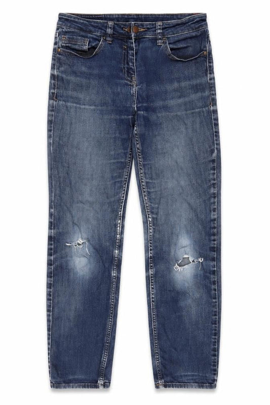 Next Women's Blue Slim Jeans Size 10 Mid Rise