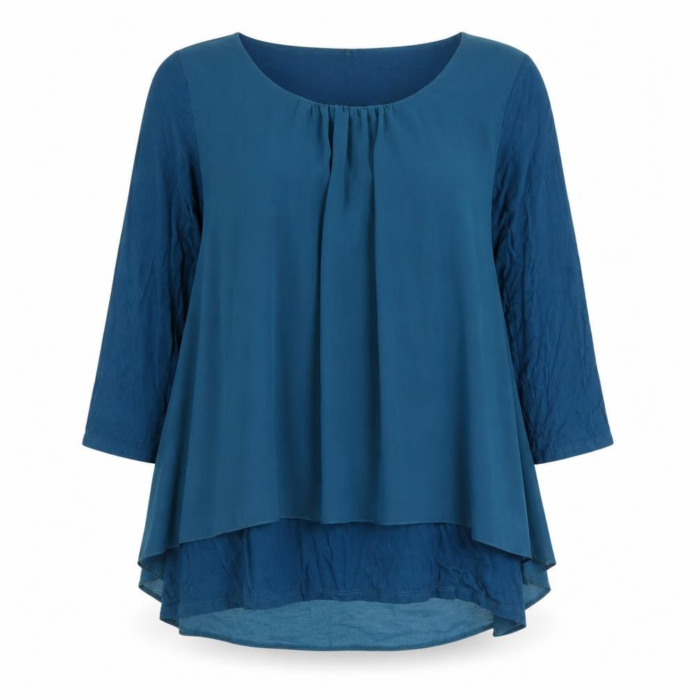 Apricot Women's Blue Tunic Blouse UK Size 10