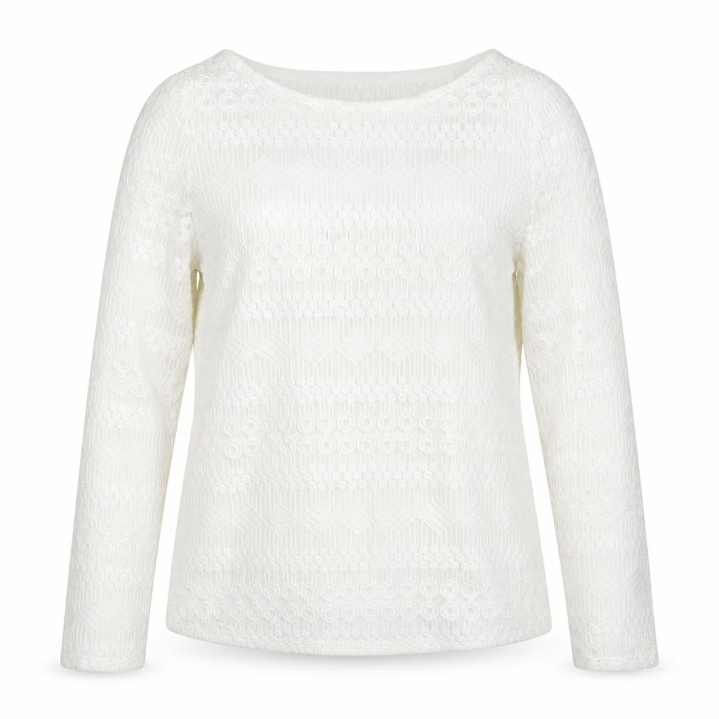 Marks & Spencer Ivory Lace Blouse Women Size 10