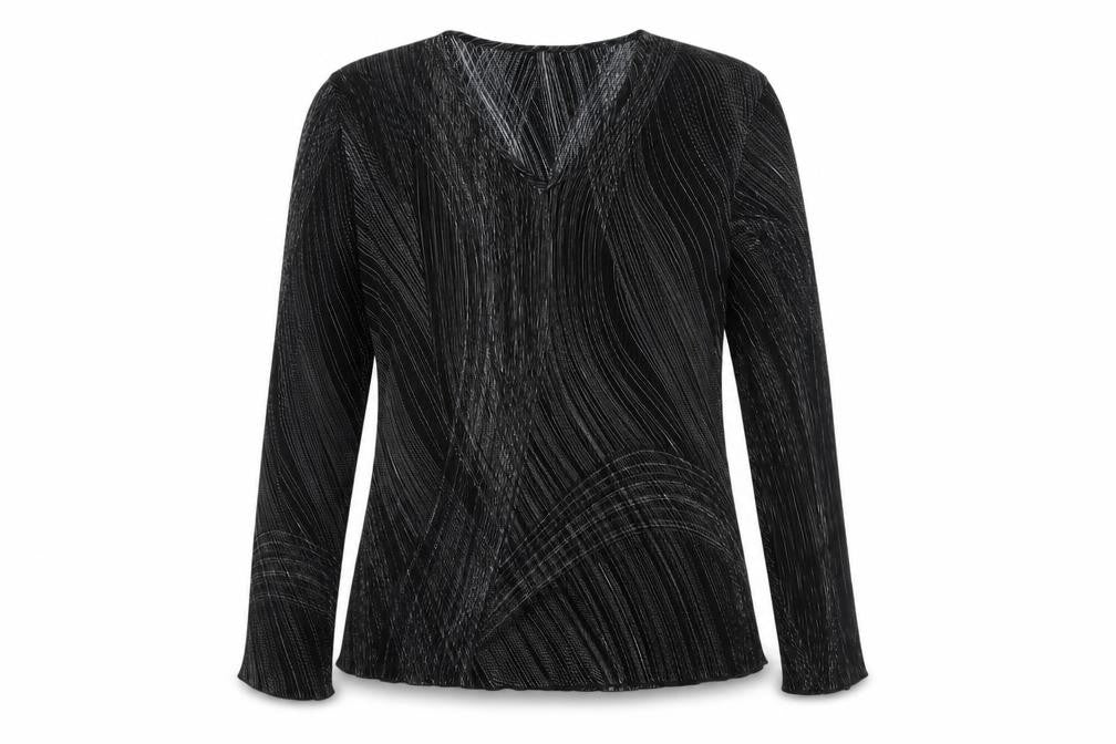 BHS Women's Black V-Neck Blouse Size 16