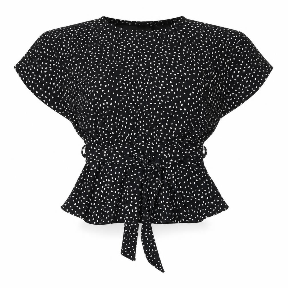 New Look Women's Polka Dot Tunic Blouse, Size 10