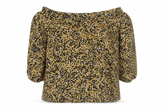 Karen Millen Women's Leopard Print Tunic Blouse Size 10