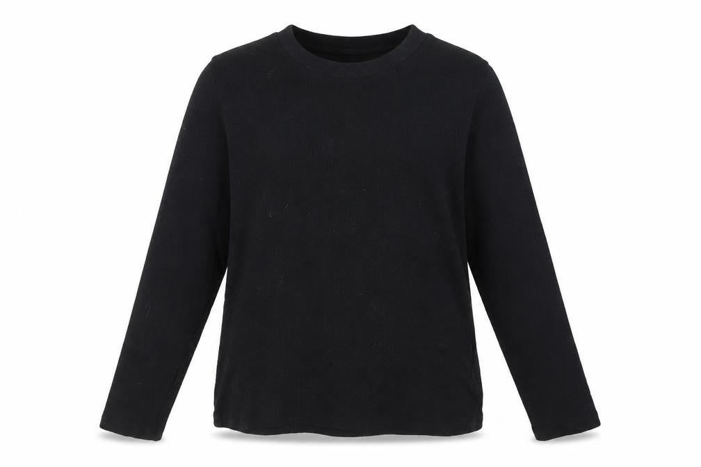 Boohoo Women's Black Long Sleeve Basic Top Size 20