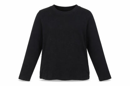 Boohoo Women's Black Long Sleeve Basic Top Size 20