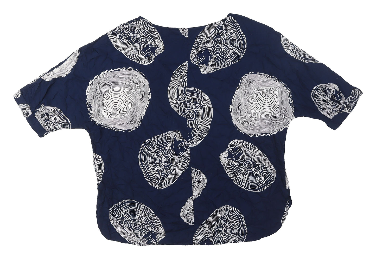 Roman Women's Blue Geometric Blouse, Size 16, Viscose