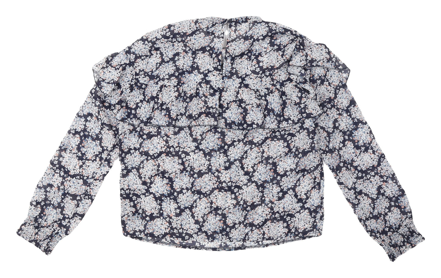 ICHI Women's Multicoloured Floral Blouse Size 8