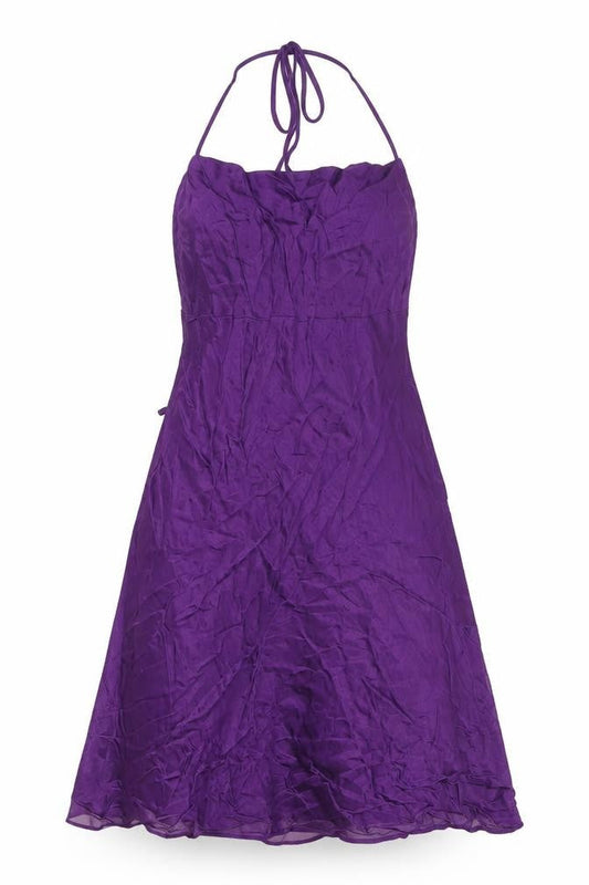 Zara Women's Purple Midi Slip Dress XS