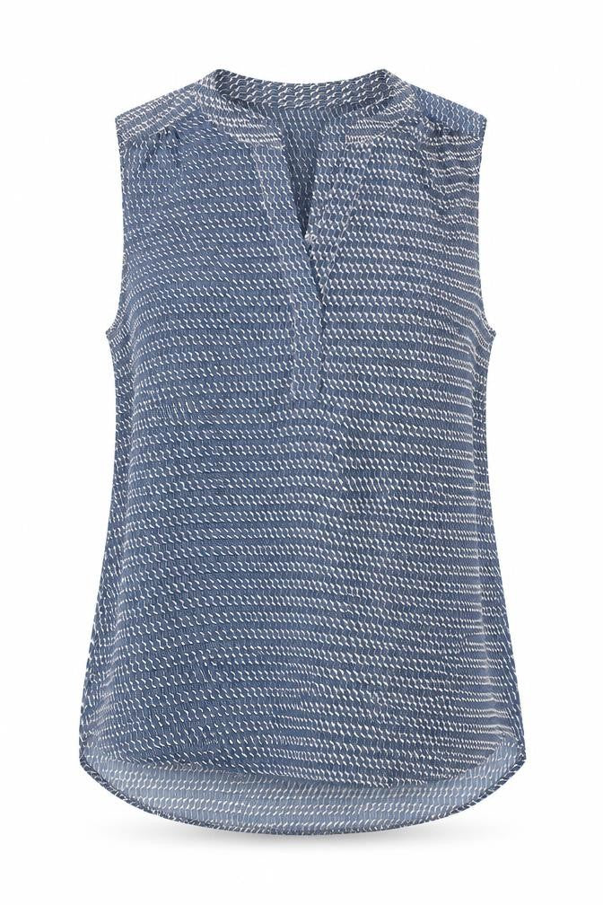 H&M Women's Blue Sleeveless Blouse Size 8