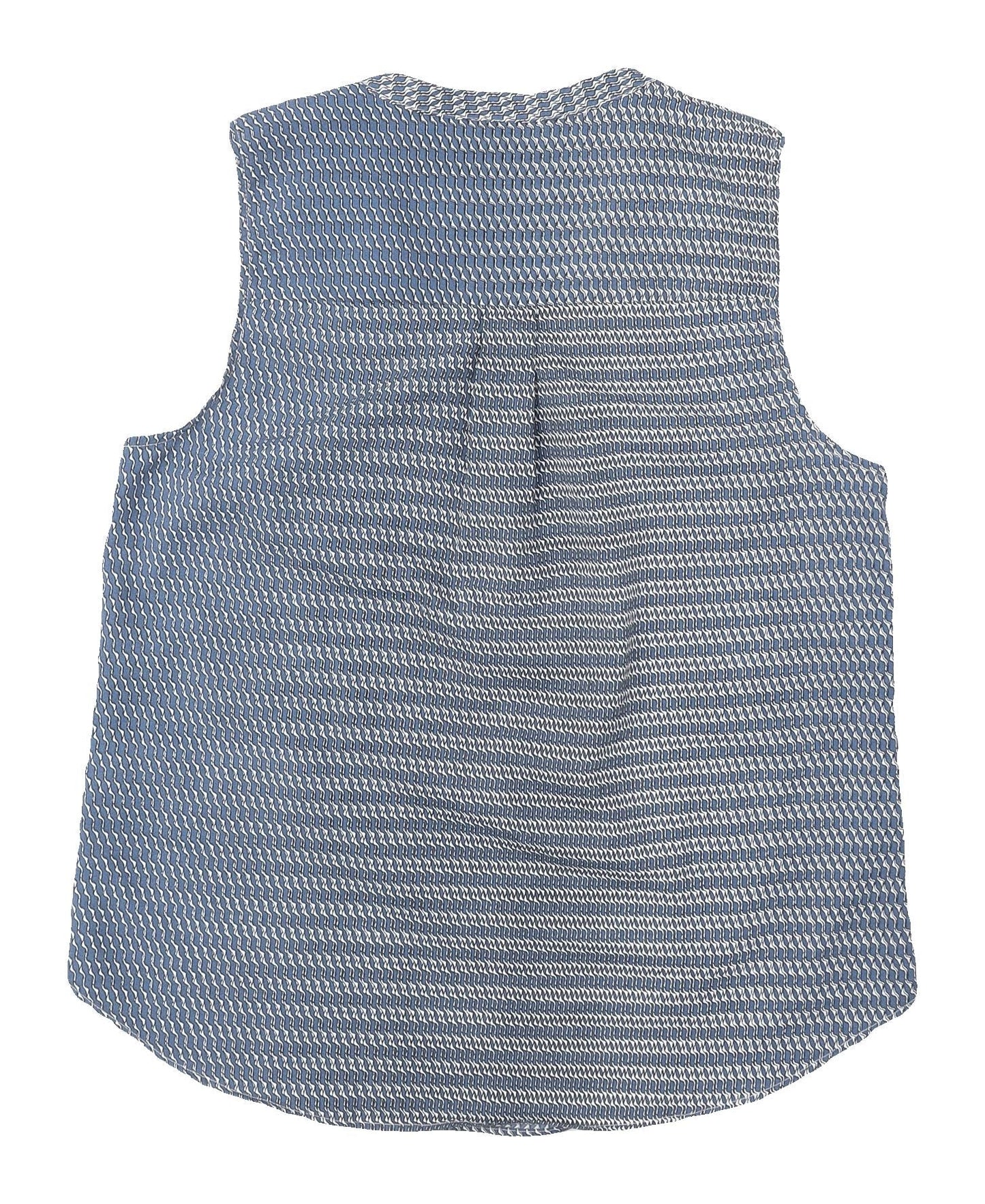 H&M Women's Blue Sleeveless Blouse Size 8