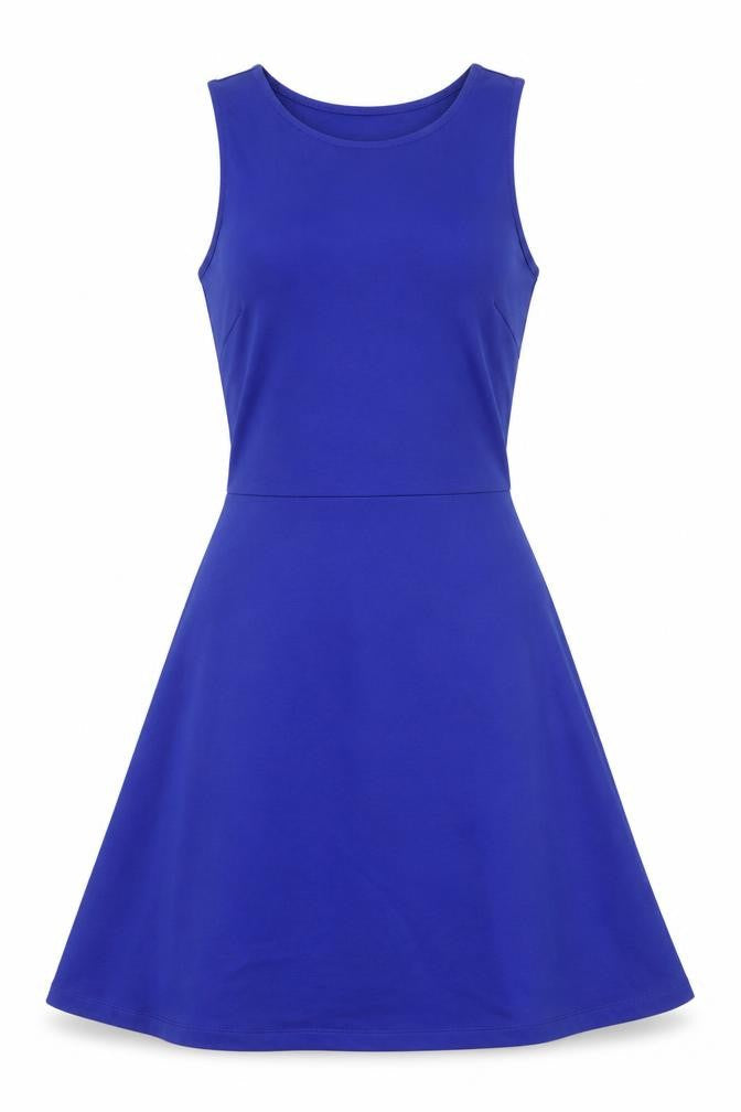 H&M Women's Blue A-Line Sleeveless Dress XS