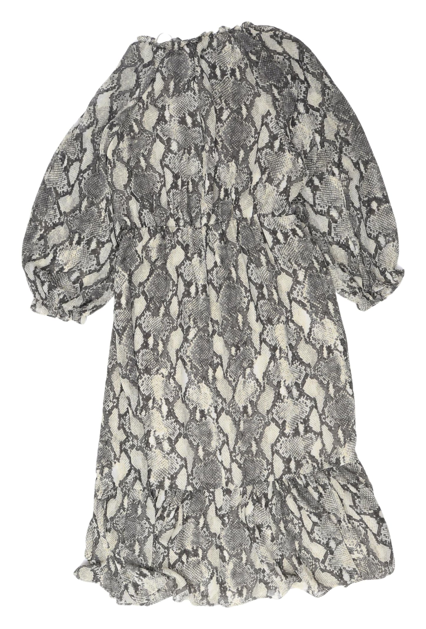 Zara Women's Multicoloured Shift Midi Dress