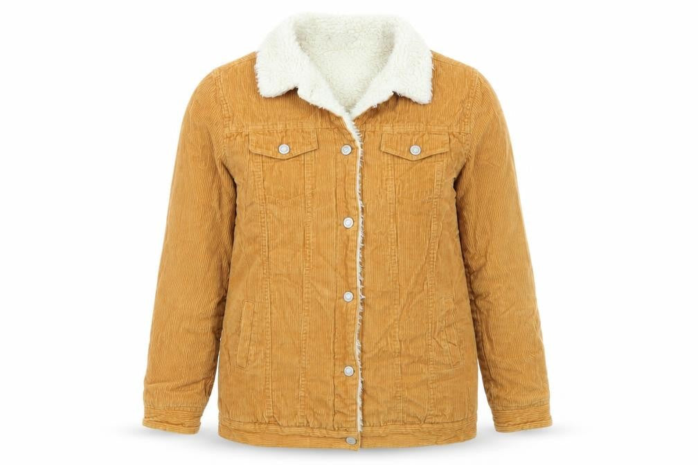 Denim Co. Women's Brown Corduroy Jacket UK 10